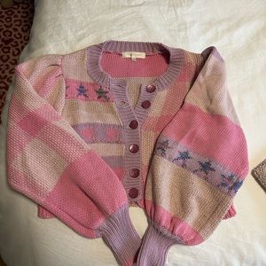 love shack fancy sweater size small